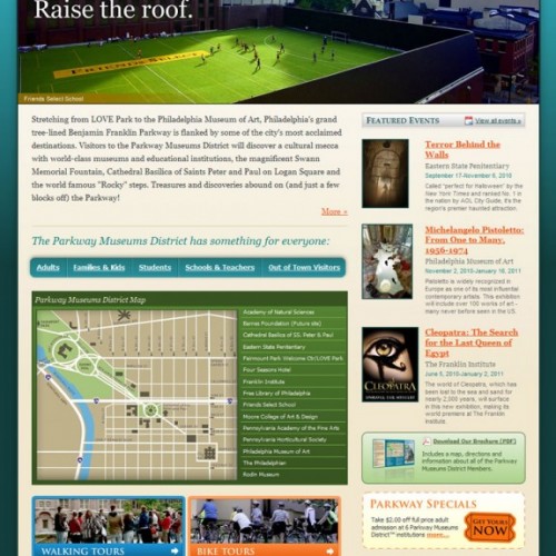 Parkway Museums District Home Page